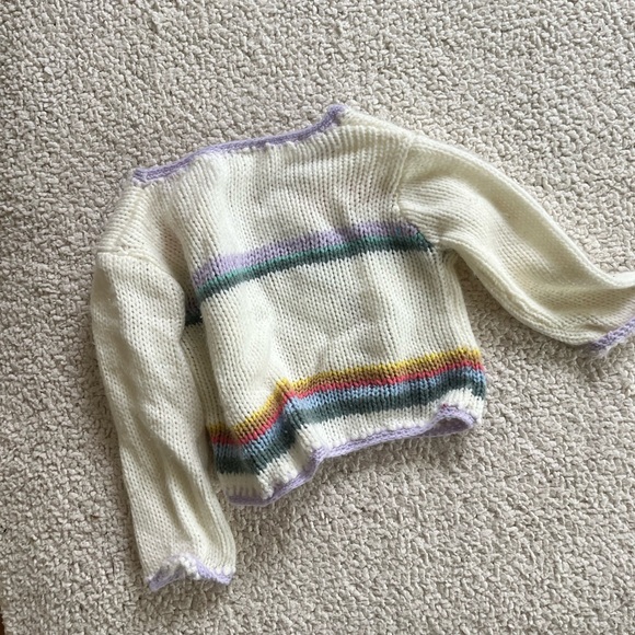 BB Sweet Knit Cardigan embroidered with Heart Pattern size 3 - 6 months - Picture 7 of 7